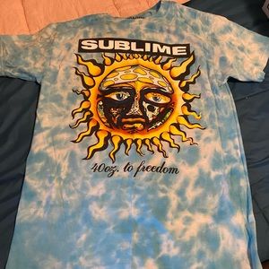 ⭐️2/$10 SUBLIME tie dye T-shirt small